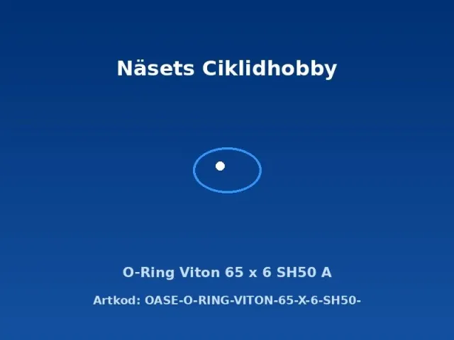Oase O-Ring Viton 65 x 6 SH50 A o-ring