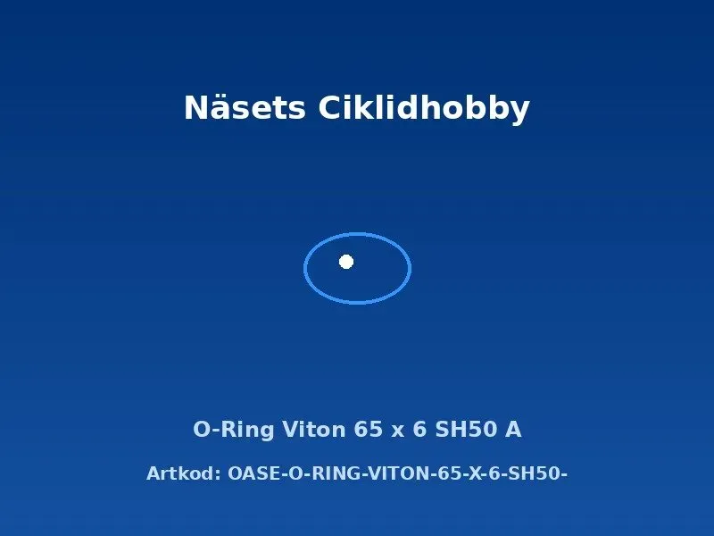Oase O-Ring Viton 65 x 6 SH50 A o-ring