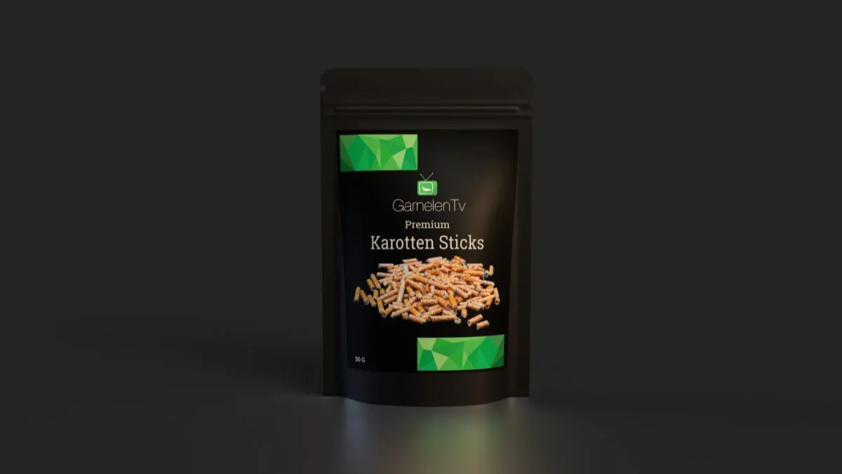 Garnelen TV Premium Karotten Sticks räkfoder 50 g morot