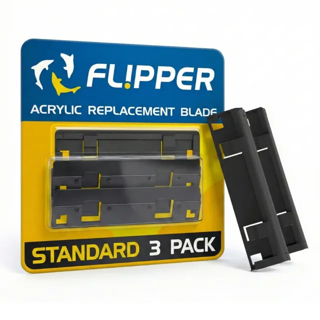 DeepSee Flipper Standard reservblad akryl 3-pack