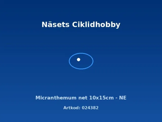 Näsets Ciklidhobby Micranthemum akvarieväxt nät 10x15 cm