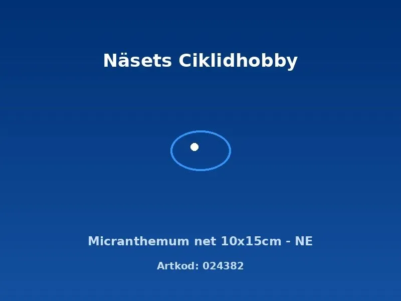 Näsets Ciklidhobby Micranthemum akvarieväxt nät 10x15 cm