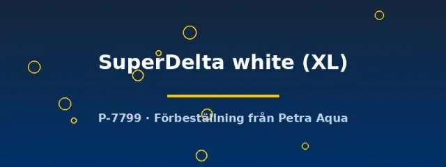 Näsets Ciklidhobby Betta SuperDelta white kampfisk XL vit