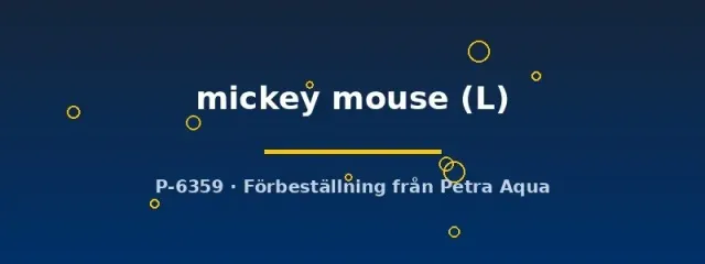 Näsets Ciklidhobby Xiphophorus helleri mickey mouse svärdbärare L