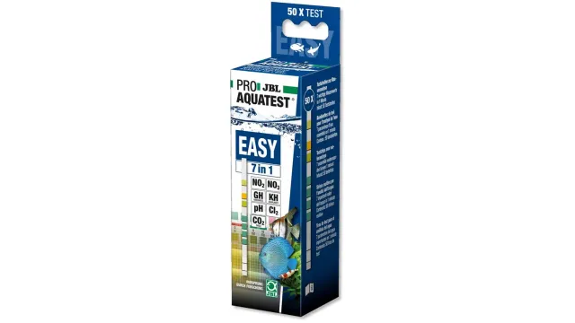 JBL ProAquaTest Easy 7in1 teststickor 50-pack klor pH
