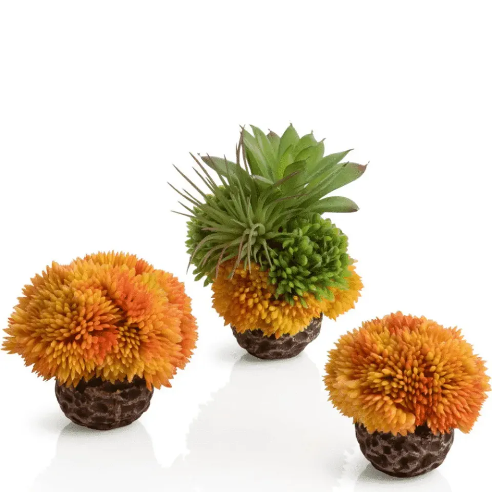 biOrb korallboll set akvariedekoration orange