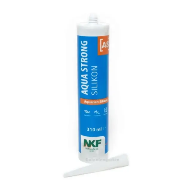 Garnelen TV akvariesilikon transparent 310 ml saltvattentålig