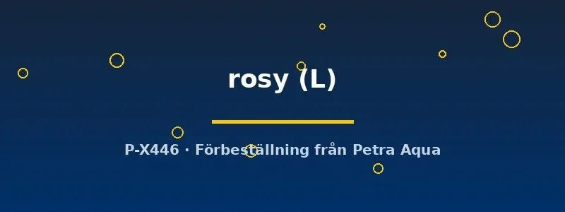 Näsets Ciklidhobby Nymphaea rosy näckros L rosa