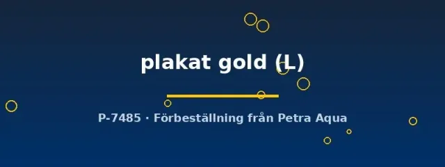 Näsets Ciklidhobby Betta plakat gold akvariefisk L par