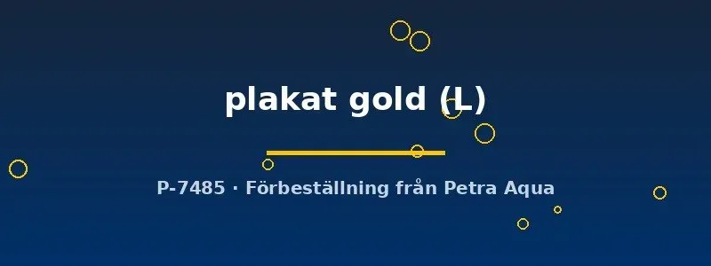 Näsets Ciklidhobby Betta plakat gold akvariefisk L par
