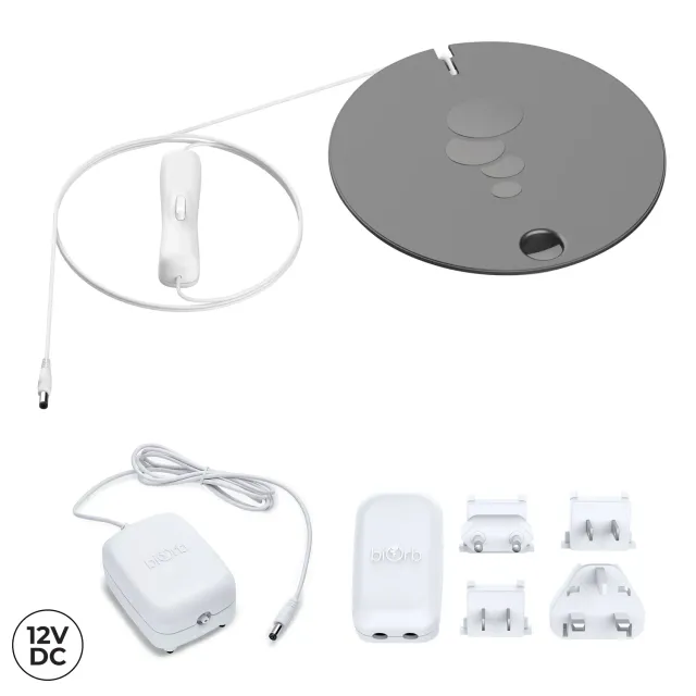 biOrb CLASSIC LED Upgrade Kit silver belysning
