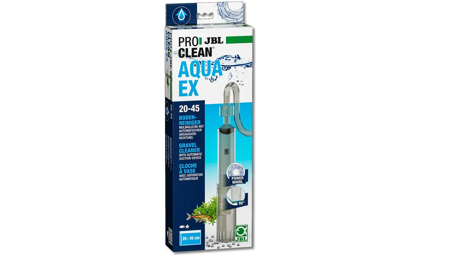 JBL ProClean Aqua Ex 20-45 slamhävert sugklocka grus