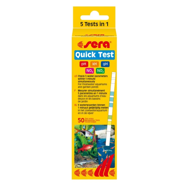 Sera Quicktest 50p vattentest 50-pack snabb