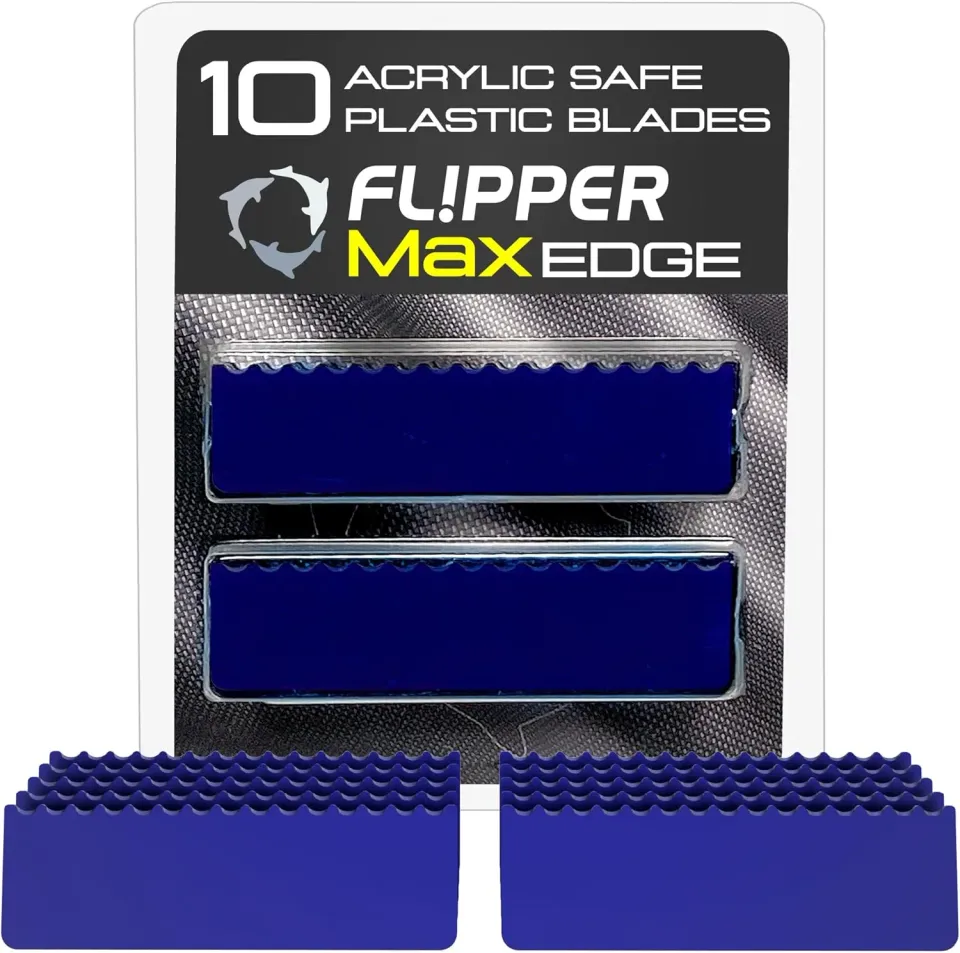 DeepSee Flipper Edge Standard reservblad akryl 10-pack plast