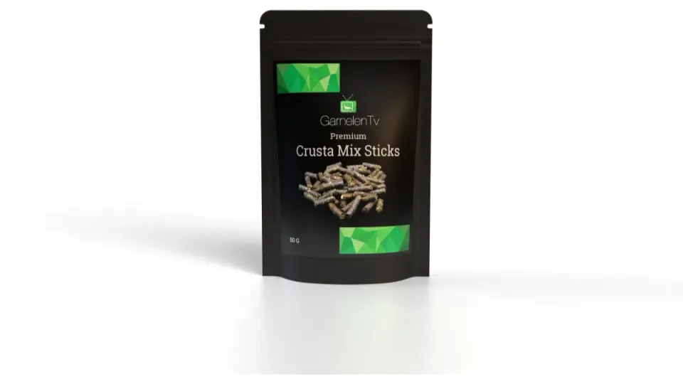 Garnelen TV Premium Crusta Sticks räkfoder växtbaserat