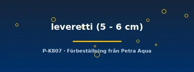 Näsets Beaufortia leveretti bottenfisk 5–6 cm algätare