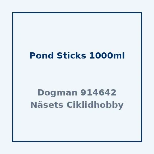 Sera Pond Sticks dammfoder 1000 ml flytande