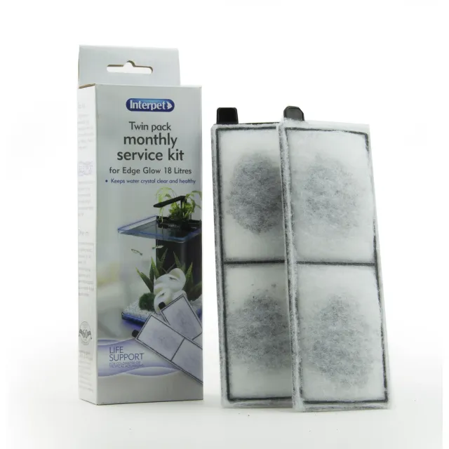 Interpet Edge Glow servicepack filter 18 liter 2-mån