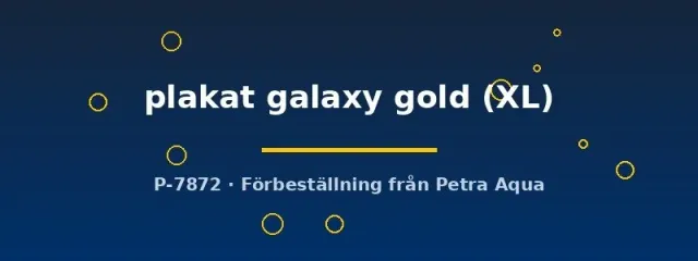 Näsets Ciklidhobby Betta plakat galaxy gold kampfisk XL hane
