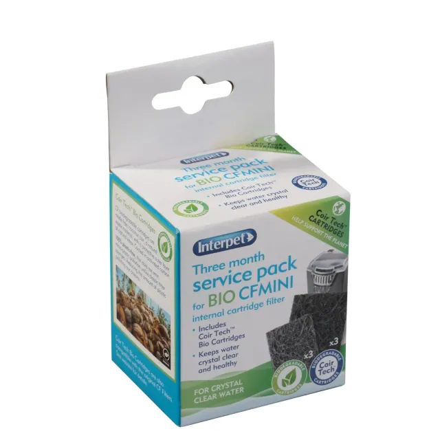 Interpet Bio-CF Mini filterpatron 3-månaders servicepack kokos