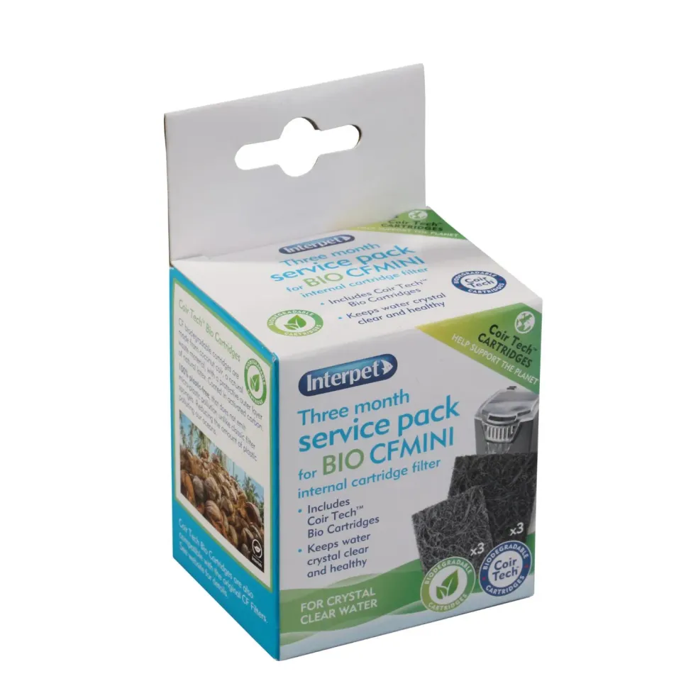 Interpet Bio-CF Mini filterpatron 3-månaders servicepack kokos