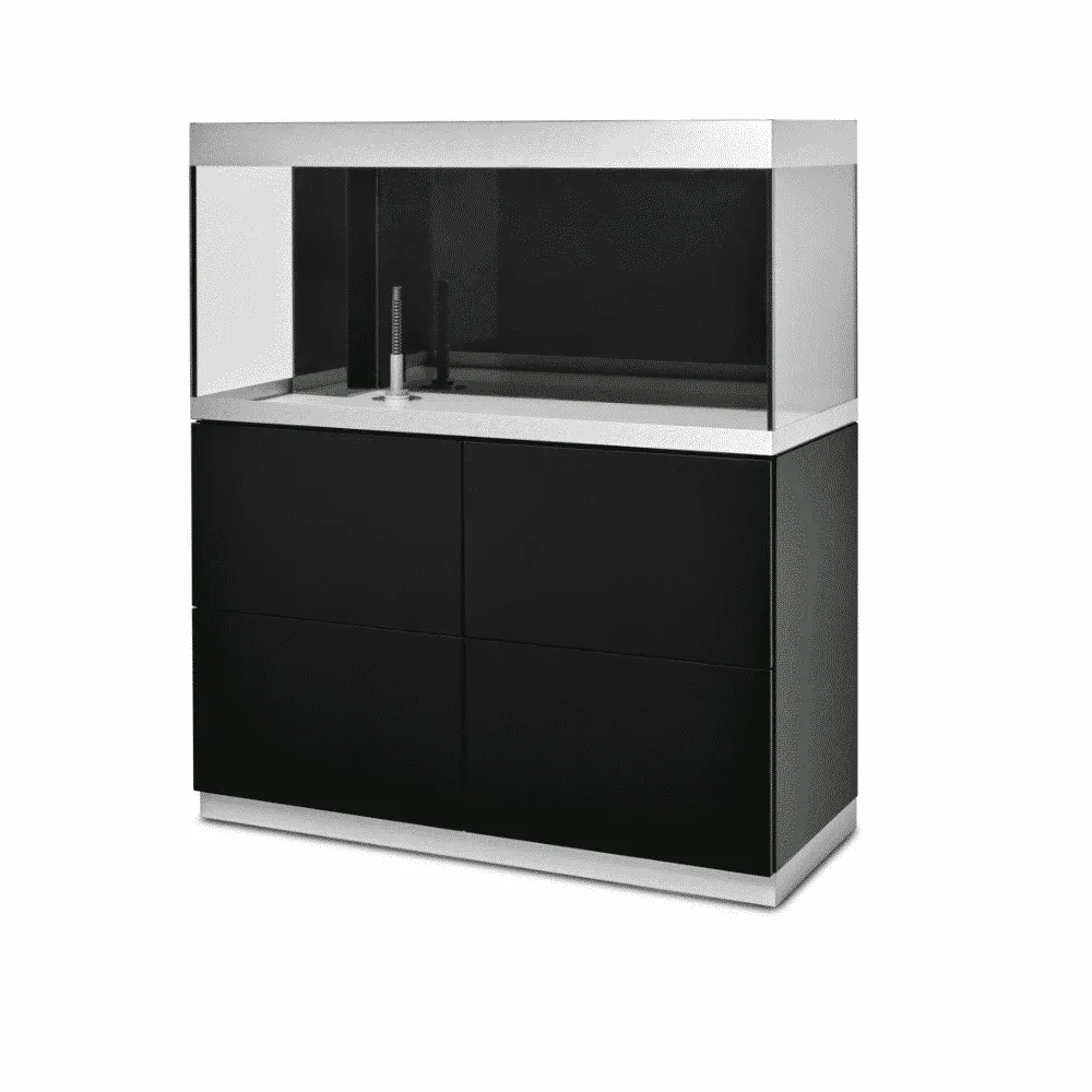 HighLine optiwhite 300 akvarium svart stort glasklara