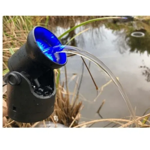 Ministram Ministream LED dammbelysning blå trafo