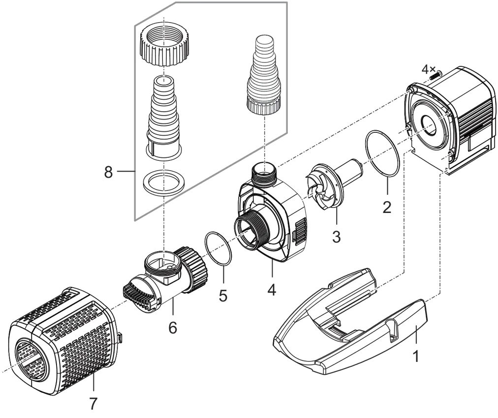 Oase Aquarius Universal Classic 3000 dammpump