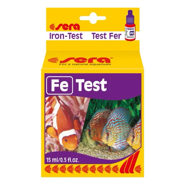 Sera Järn FE vattentest 15 ml dropptest växter