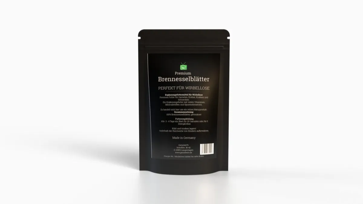 GarnelenTv Premium brännässelblad räkfoder naturligt