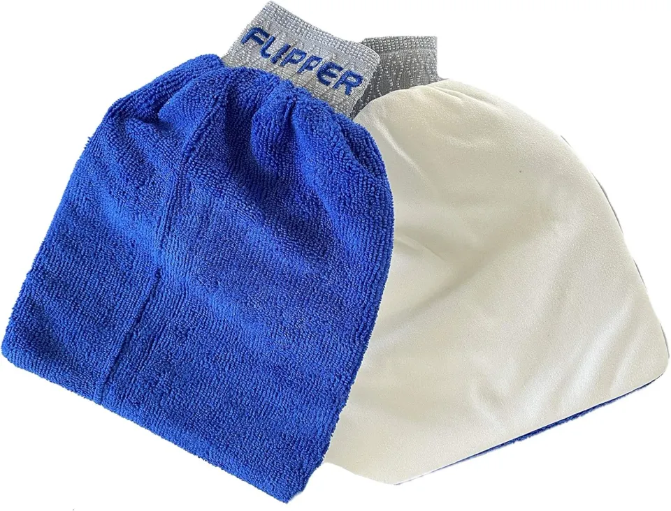 DeepSee Flipper putshandske mikrofiber 2-pack