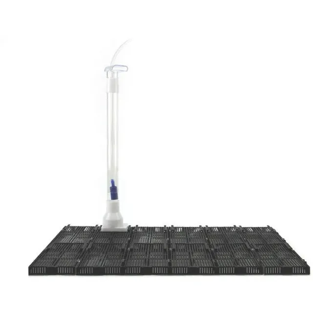 Garnelen TV bottenfilter luftdrivet 8 plattor 33–55 cm