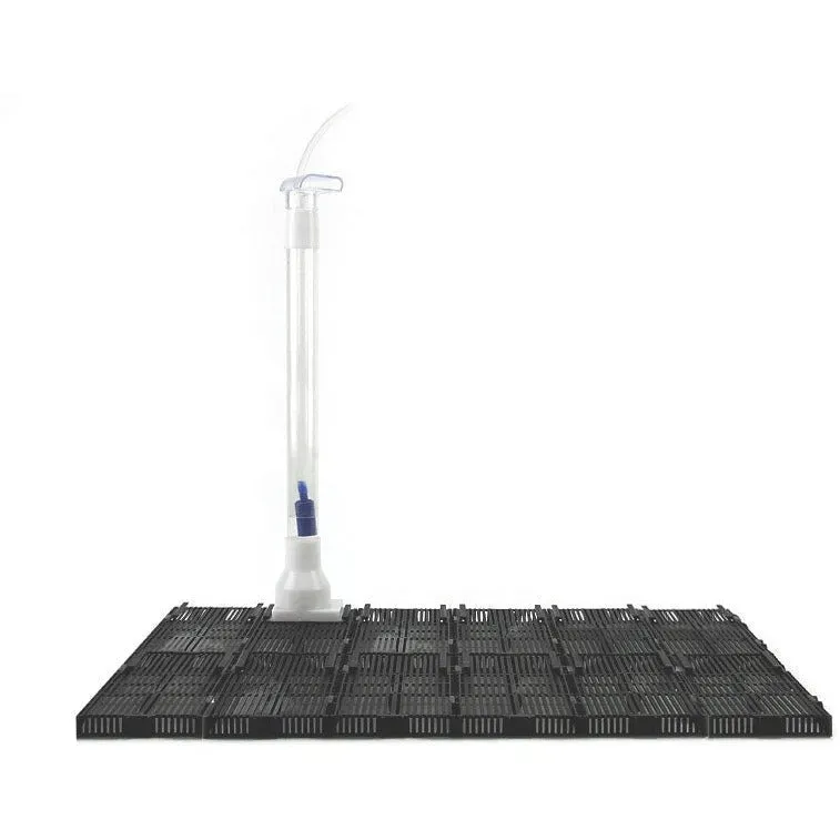 Garnelen TV bottenfilter luftdrivet 8 plattor 33–55 cm