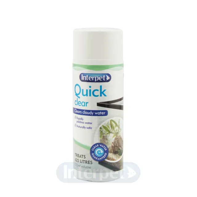 Interpet Quick Clear vattenklarare 125 ml mot grumligt