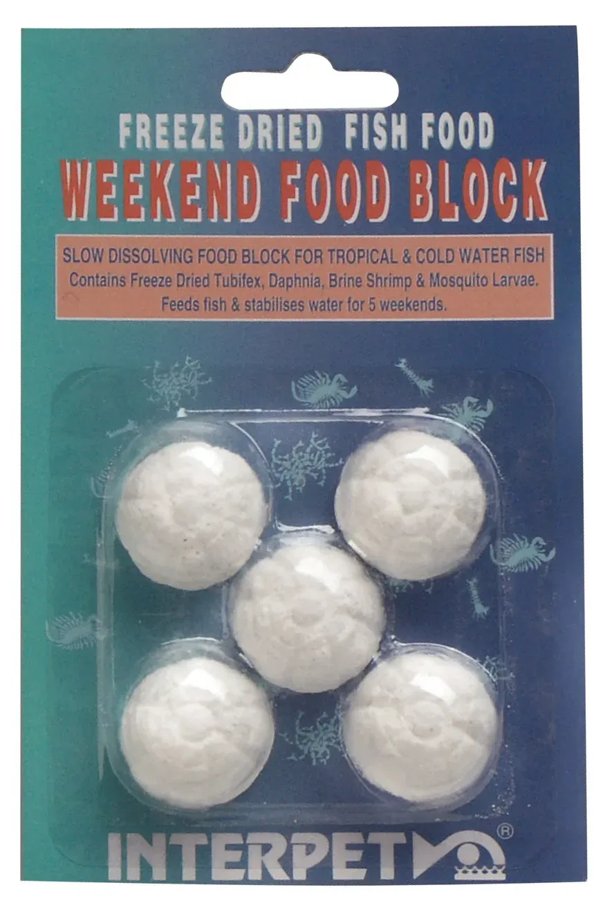 Interpet Food Block semesterfoder weekend upplösande
