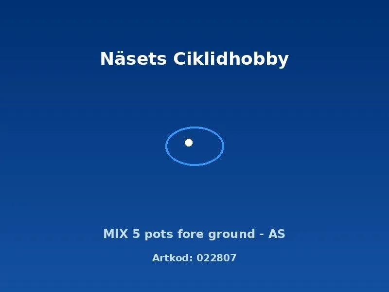 Näsets Ciklidhobby MIX 5 pots förgrundsväxter AS 5-pack