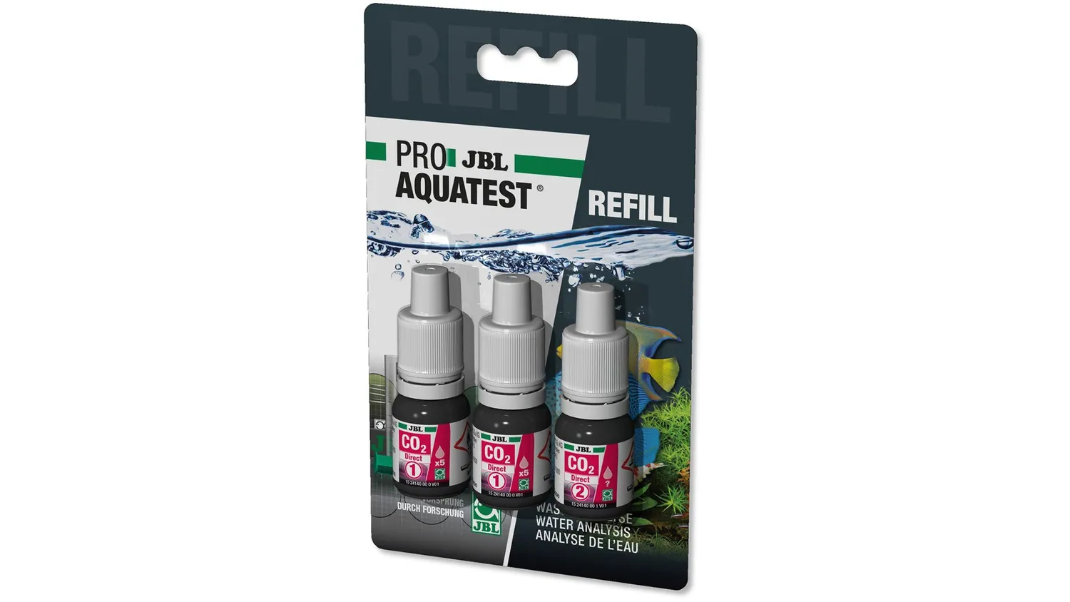 JBL PROAQUATEST CO2 Direct vattentest komplettset