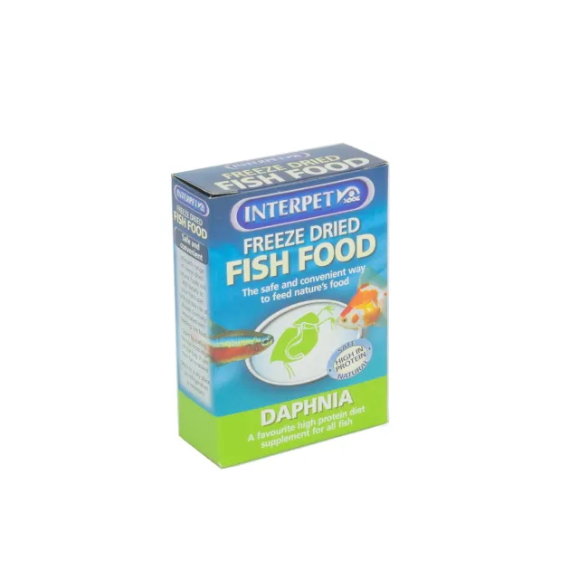 Interpet Freeze Dried Daphnia fiskfoder 8 g proteinrikt