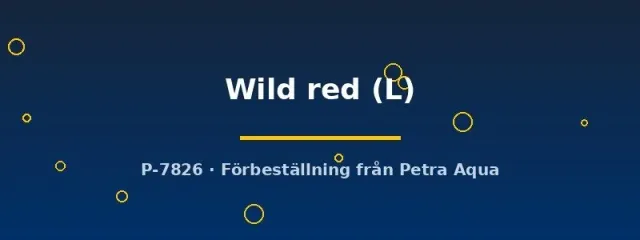Näsets Betta kampfisk hona wild red L