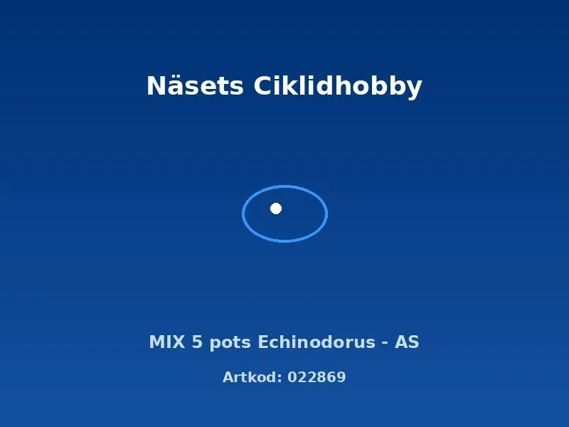 Näsets Ciklidhobby Echinodorus Mix 5 krukor akvarieväxt lättskött