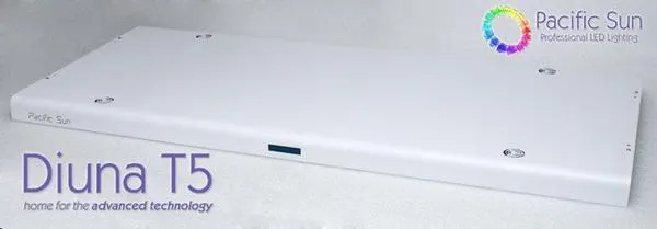Pacific Sun Diuna T5 akvarielampa ramp Bluetooth kanal