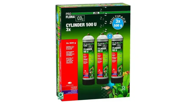 JBL Proflora CO2 Cylinder 500 U kolsyreflaska 3-pack 500 g