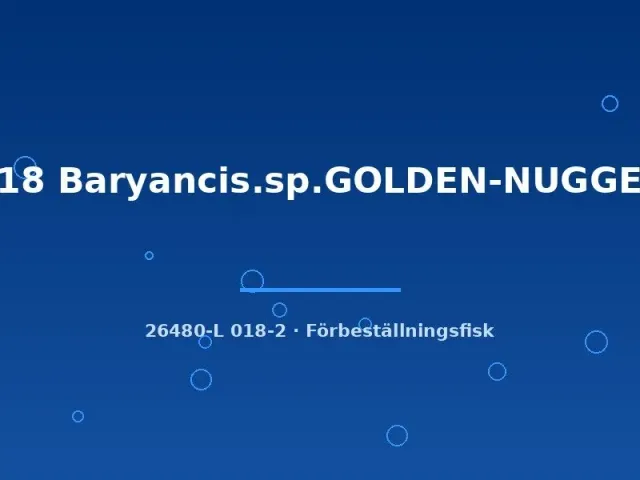 L18 Golden Nugget mal 6–8 cm sugmal algätare