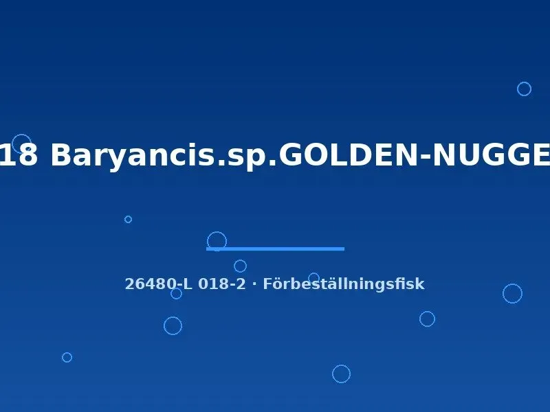 L18 Golden Nugget mal 6–8 cm sugmal algätare