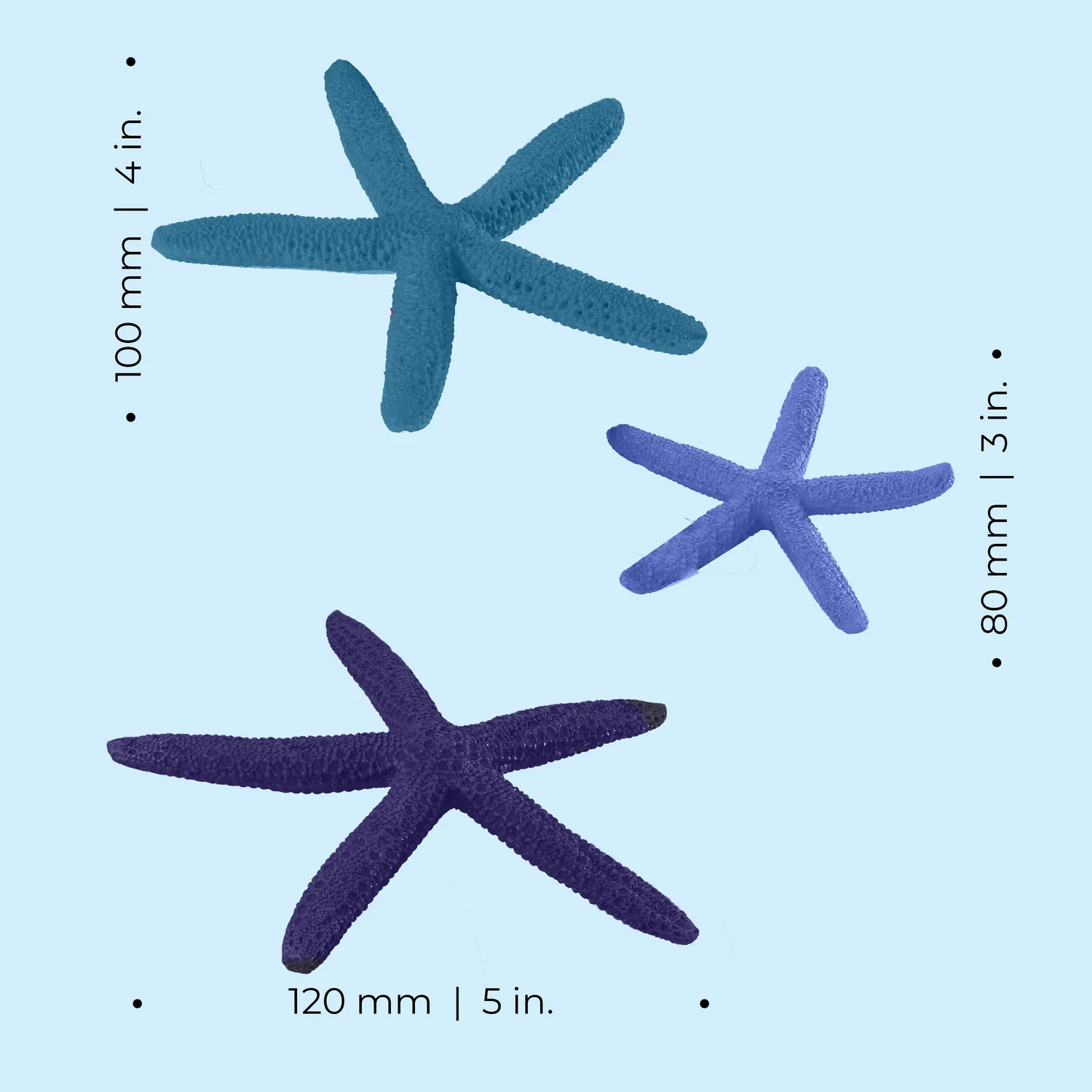 biOrb Starfish Set akvariedekoration 3-pack sjöstjärnor