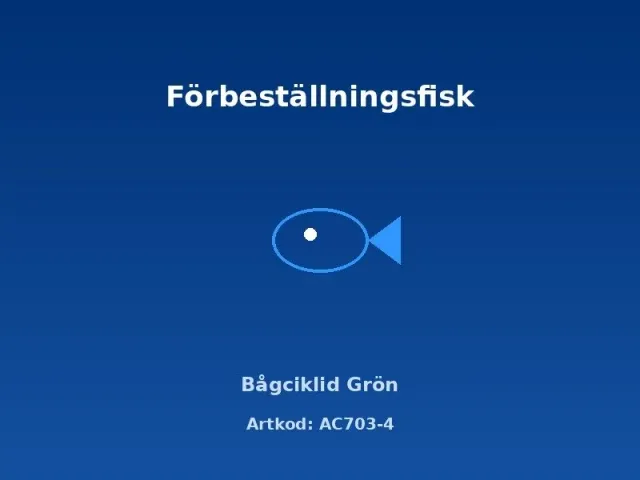 Näsets Ciklidhobby Nannacara anomala bågciklid XL grön