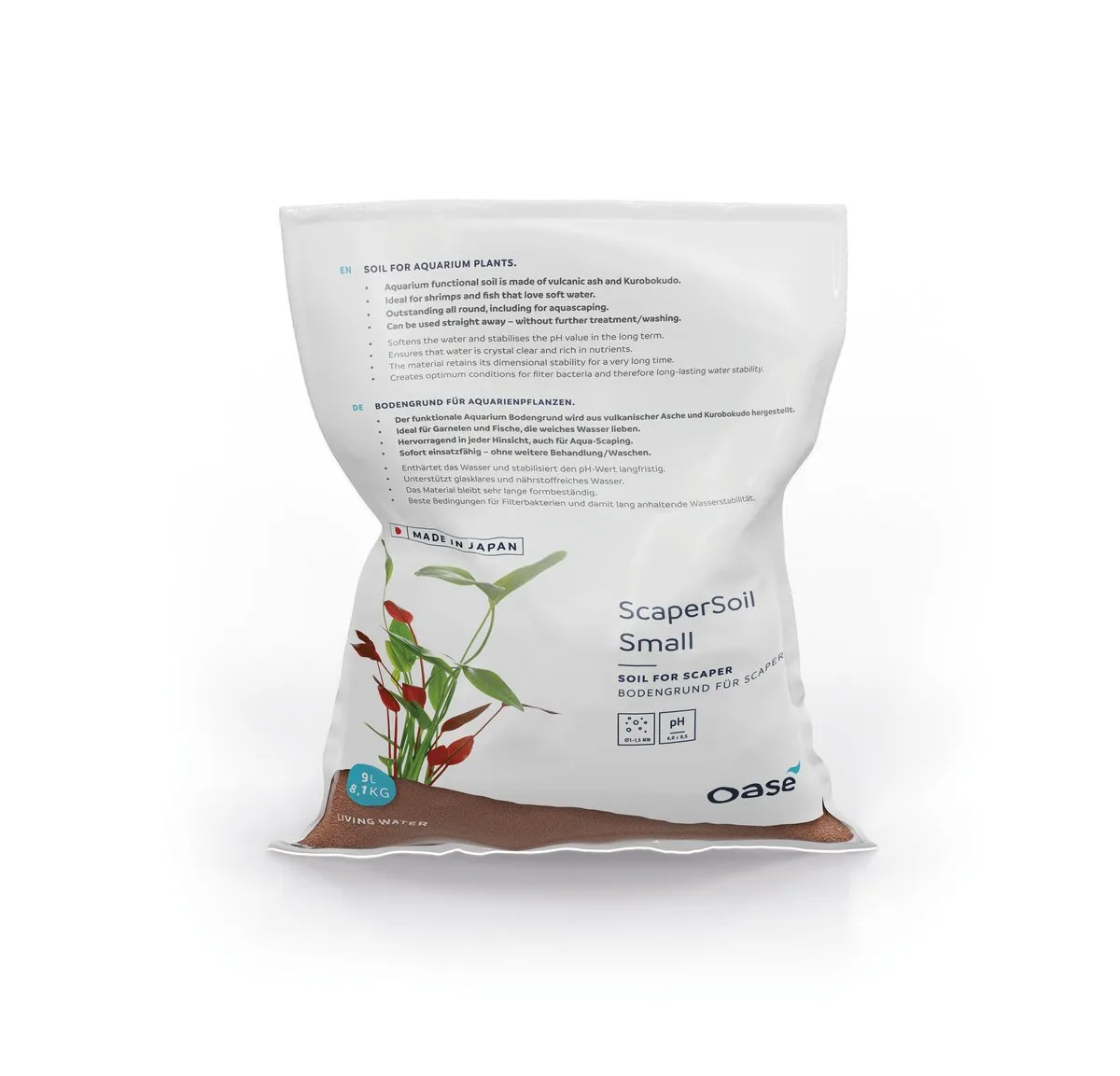 Oase ScaperLine Soil Small 9 l brun nutrient soil 1–1,5 mm