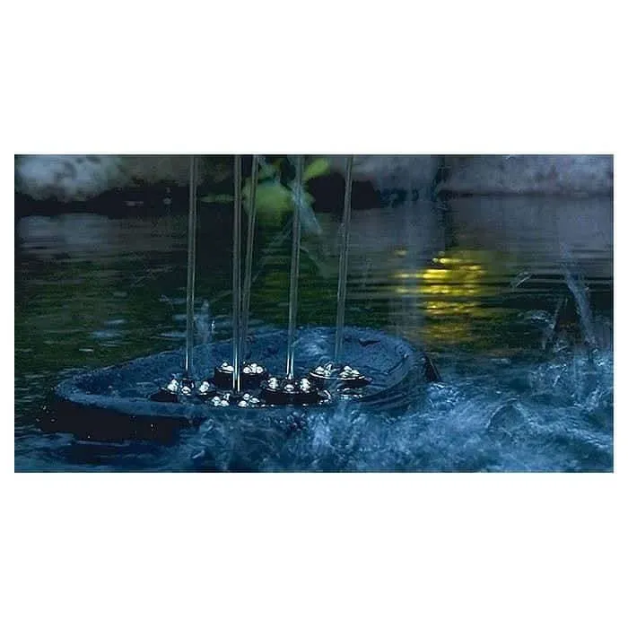 Vattenstjärna flytande fontän LED damm 12V