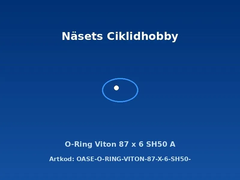 Oase O-Ring Viton 87 x 6 SH50 A o-ring Viton
