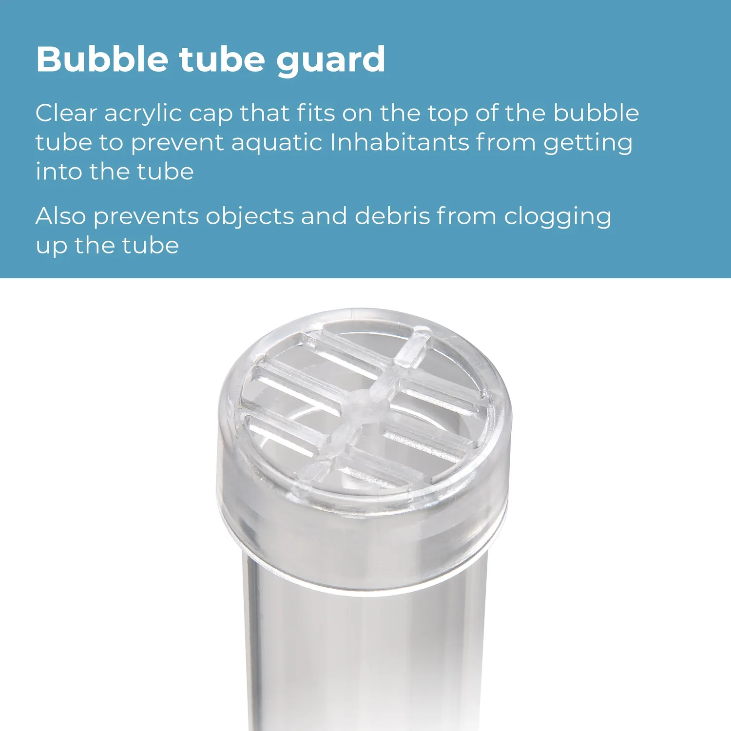 biOrb Bubble Tube Guard bubbelrörsskydd transparent